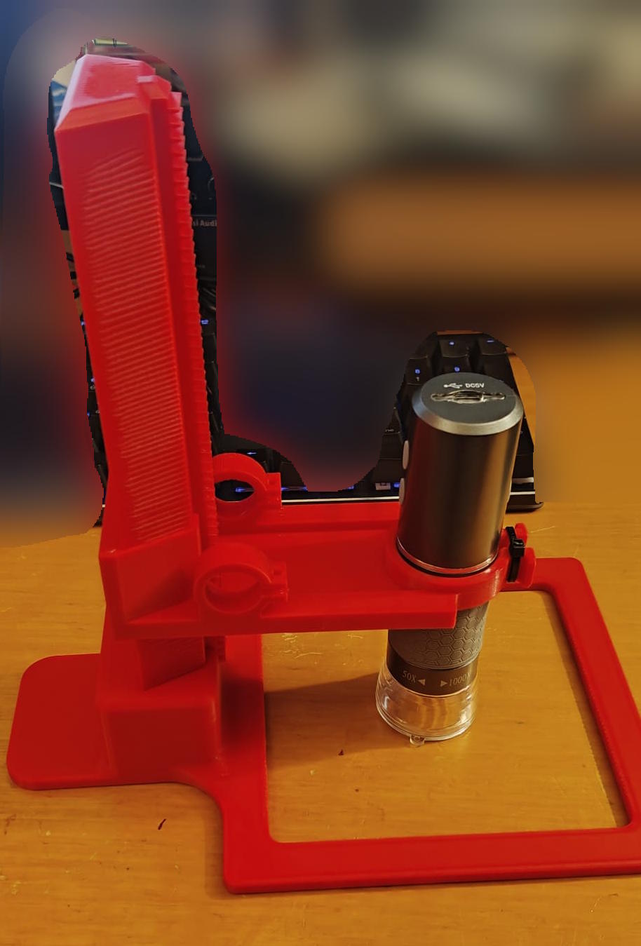 Miniatura 2 do modelo 3D 4k usb microscope holder