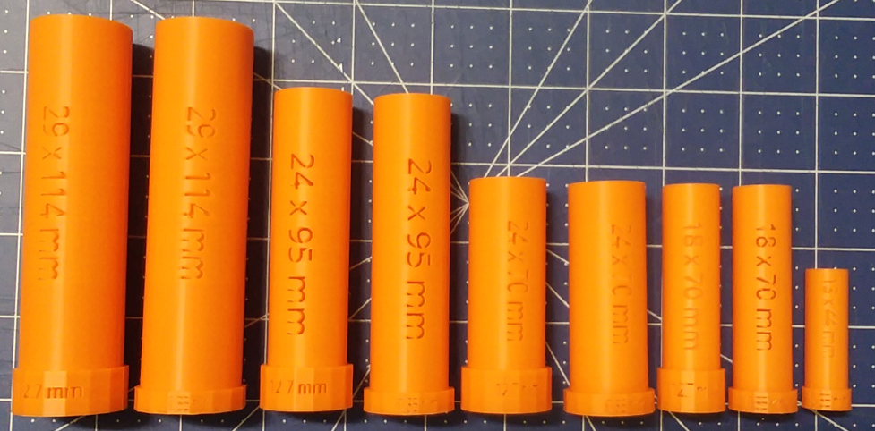 Estes Engine Block Spacer Tools