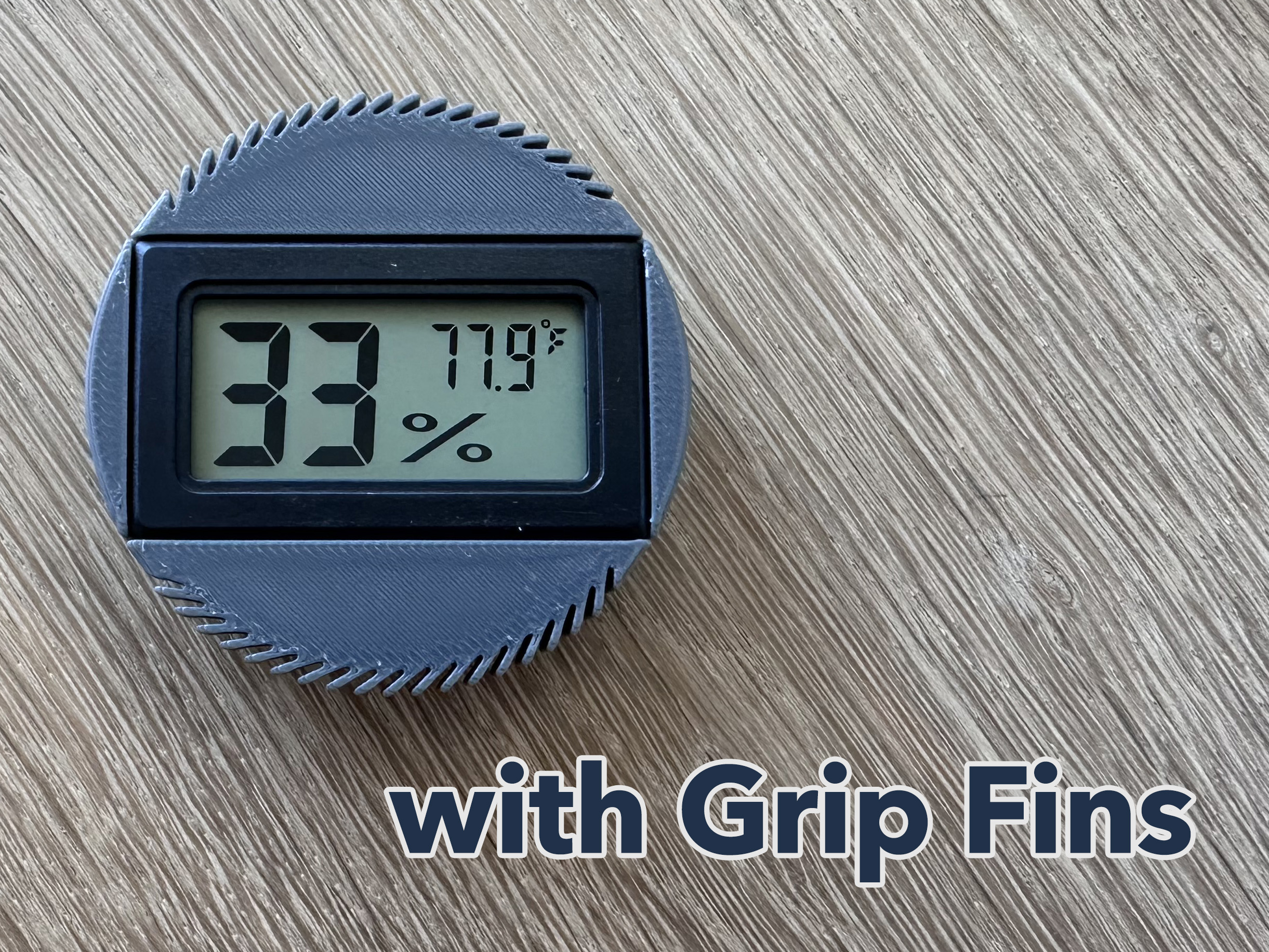 Hygrometer mount for cereal container