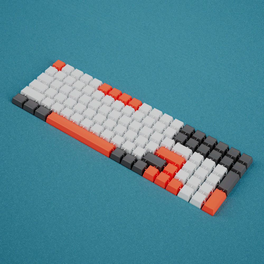 Articulated Keyboard | Print-in-Place Fidget Toy