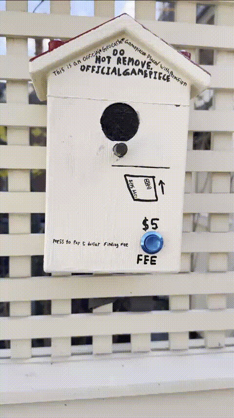 Insert Credit Card -- Gadget Cache Birdhouse — thumbnail 2