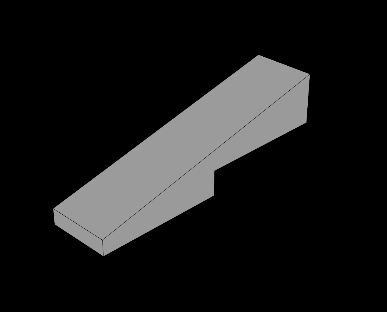 Lego Compatible (5654.dat) Slope Brick 13  4 x  1