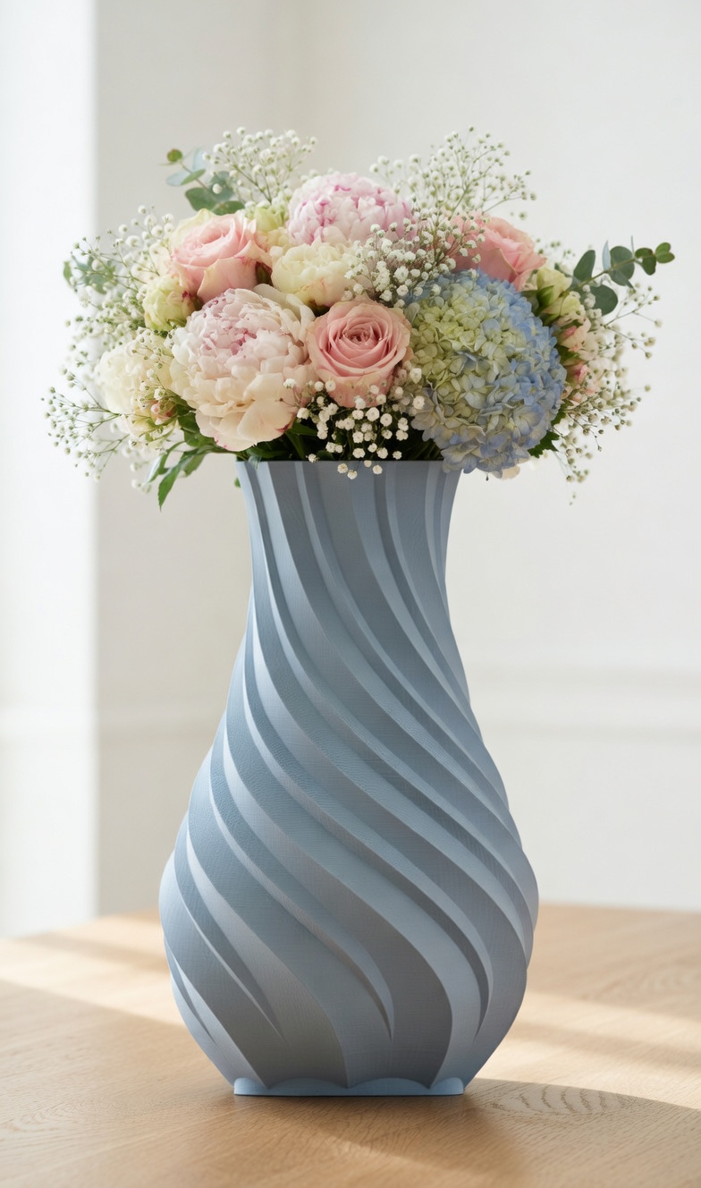flower vase 3D model by Welcome_to_3D