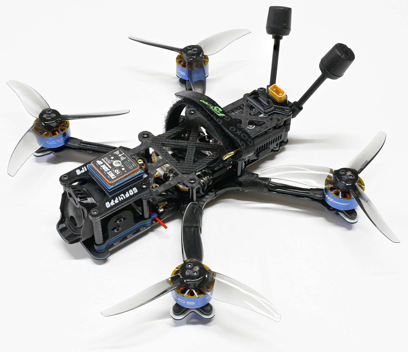 GoFlyO4Pro - FPV Drone Frame for DJI O4 Pro - 3, 3.5, and 4 Inch / sub 250g