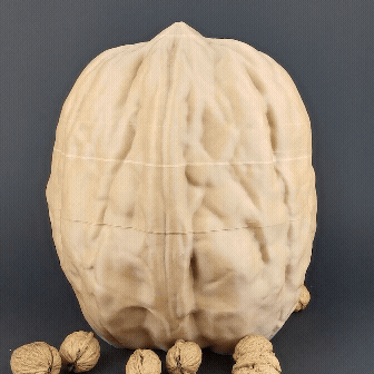 Walnut Container | Print-in-place | No Support