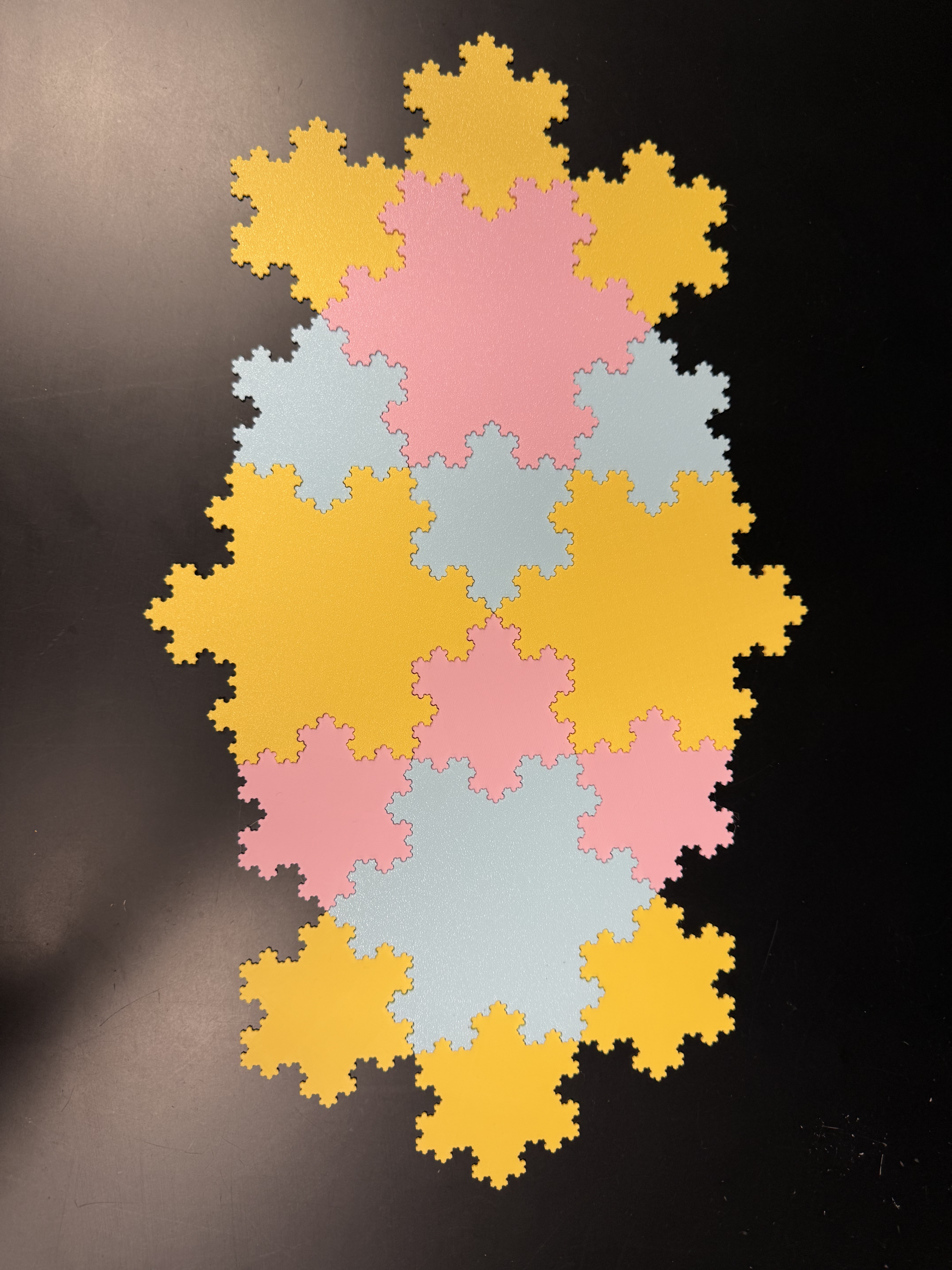 Koch Snowflake with a stack — miniatura 2