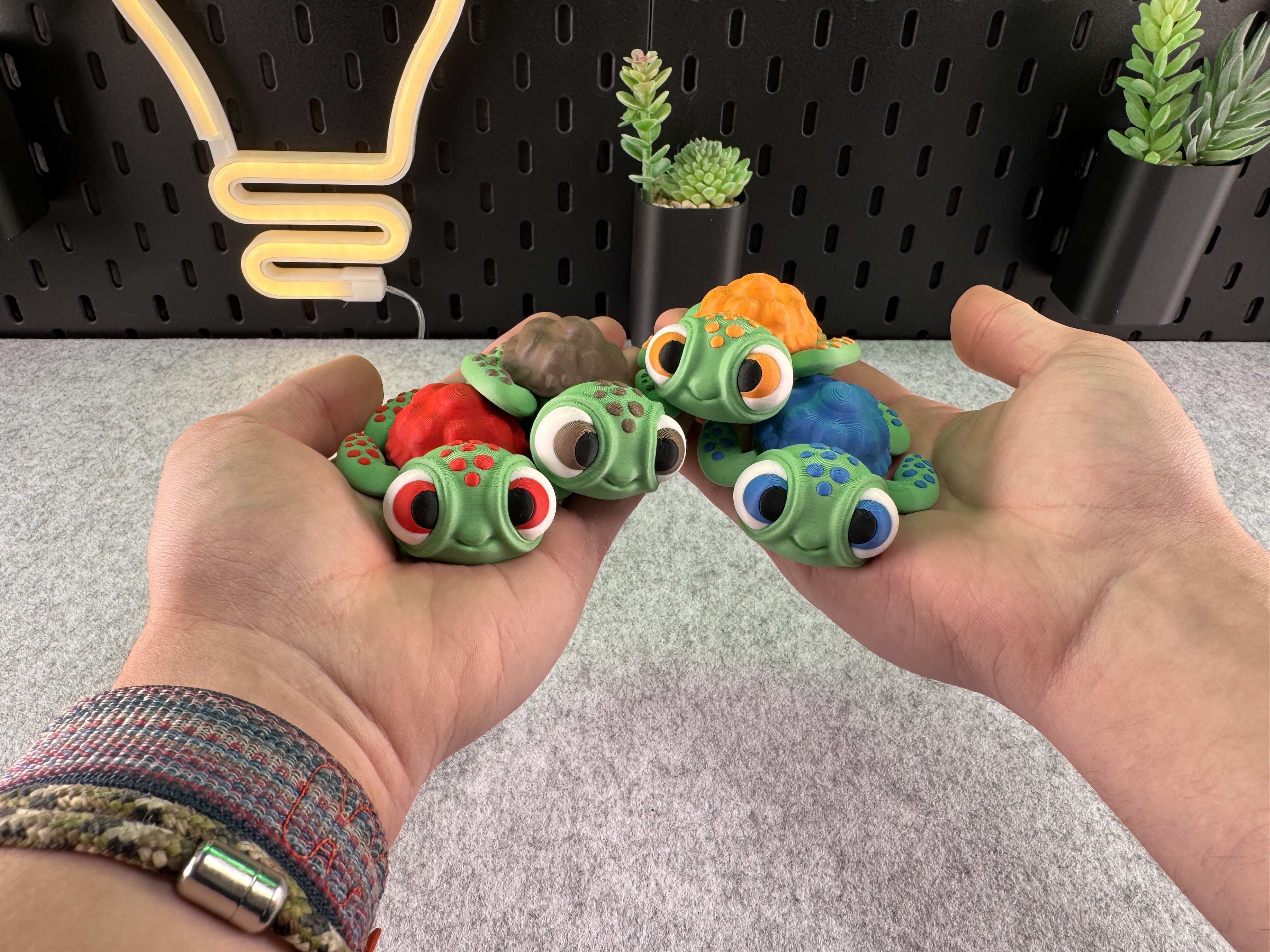 Miniatura 9 do modelo 3D Articulated Cute Turtle