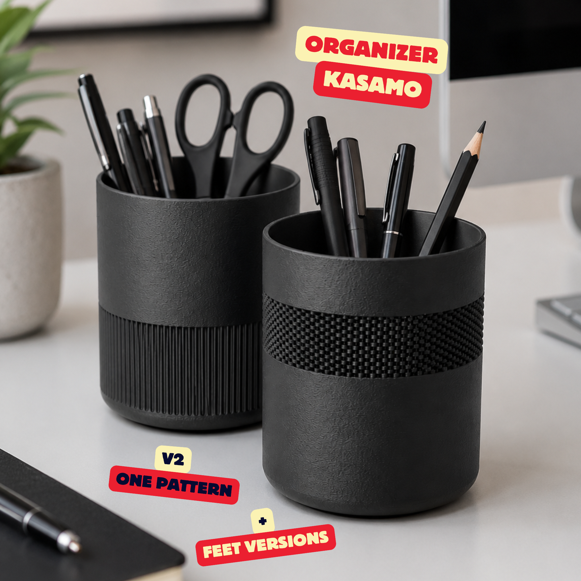 MULTIPURPOSE ORGANIZER (KASAMO) - ONE PATTERN / KITCHEN ORGANIZER / OFFICE ORGANIZER/ DECOR