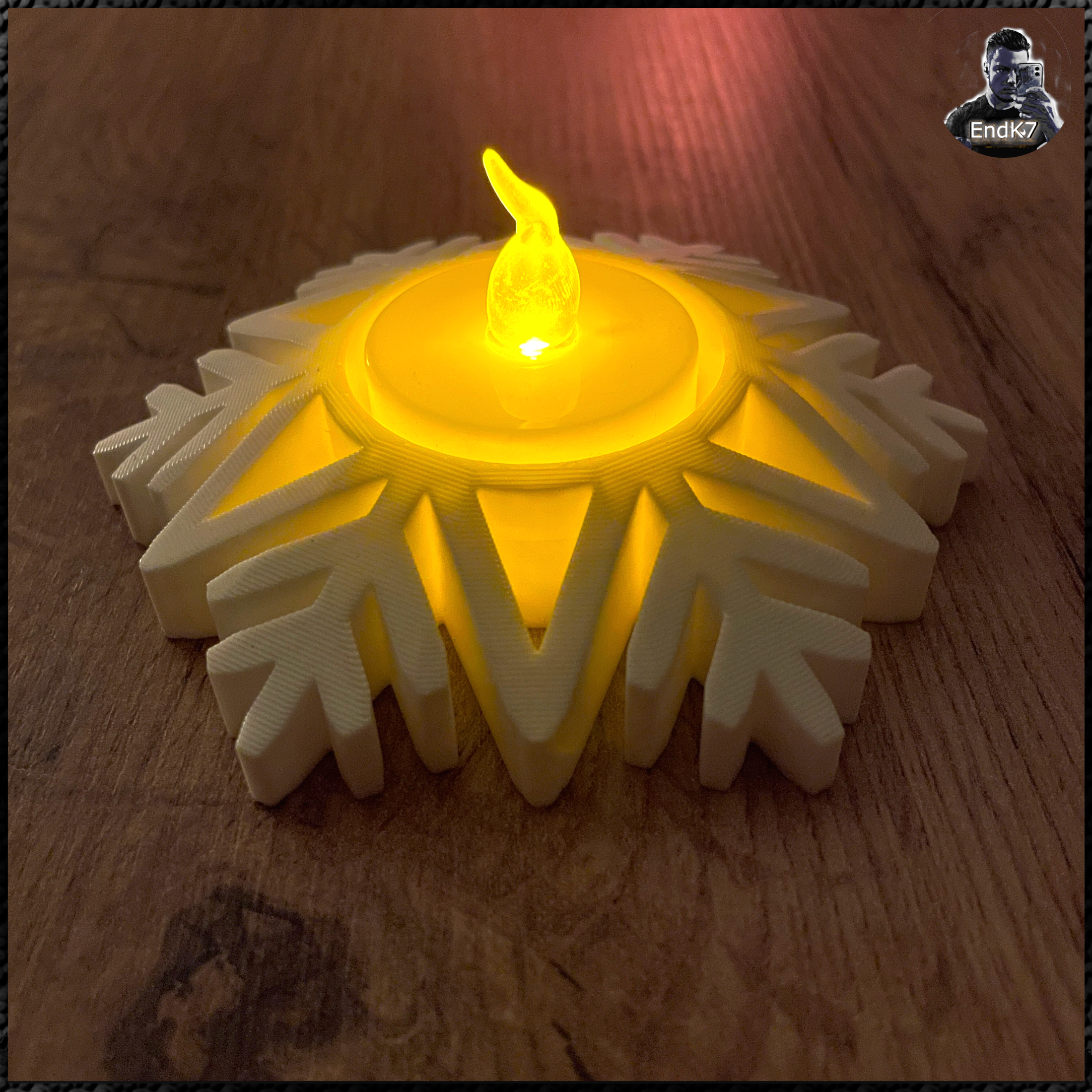 Snowflake Tealights — miniatura 3