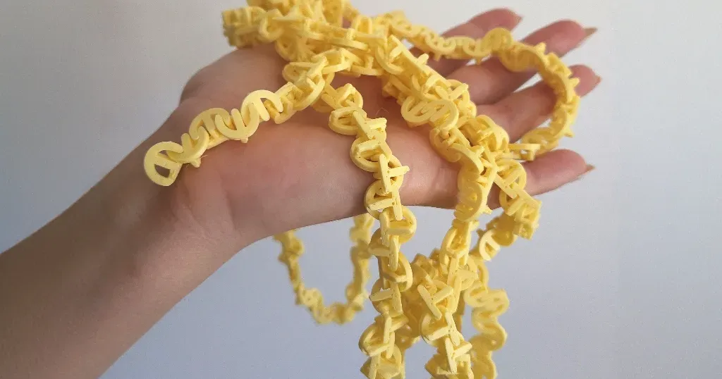 Fabric Flex Chain by Fabrig | Download free STL model | Printables.com - 3D model önizlemesi