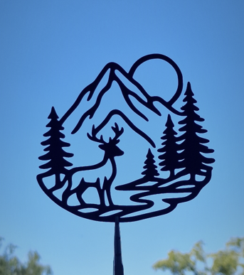 Mountain Deer – 3D Wall Art