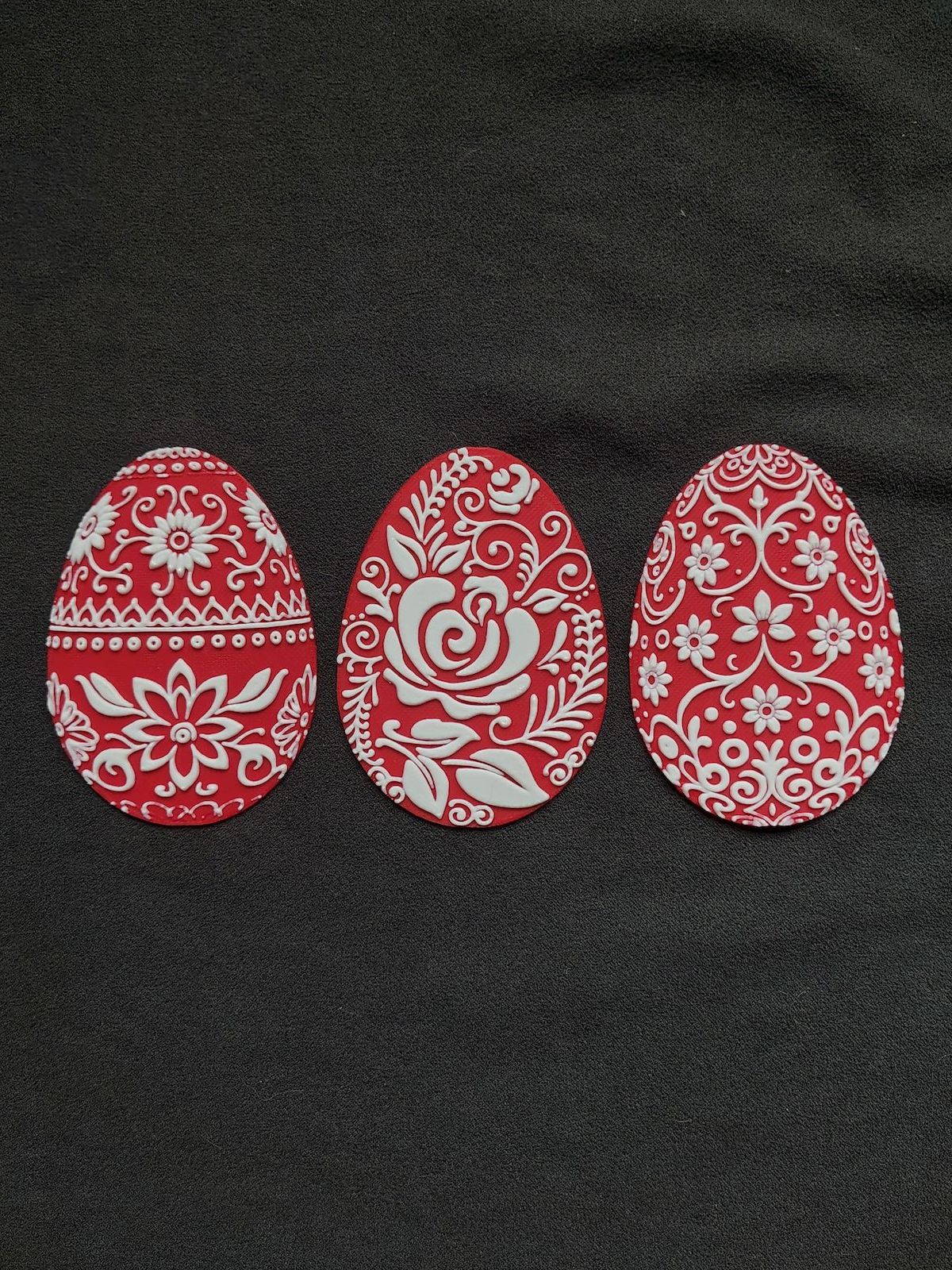 Easter egg set (red)