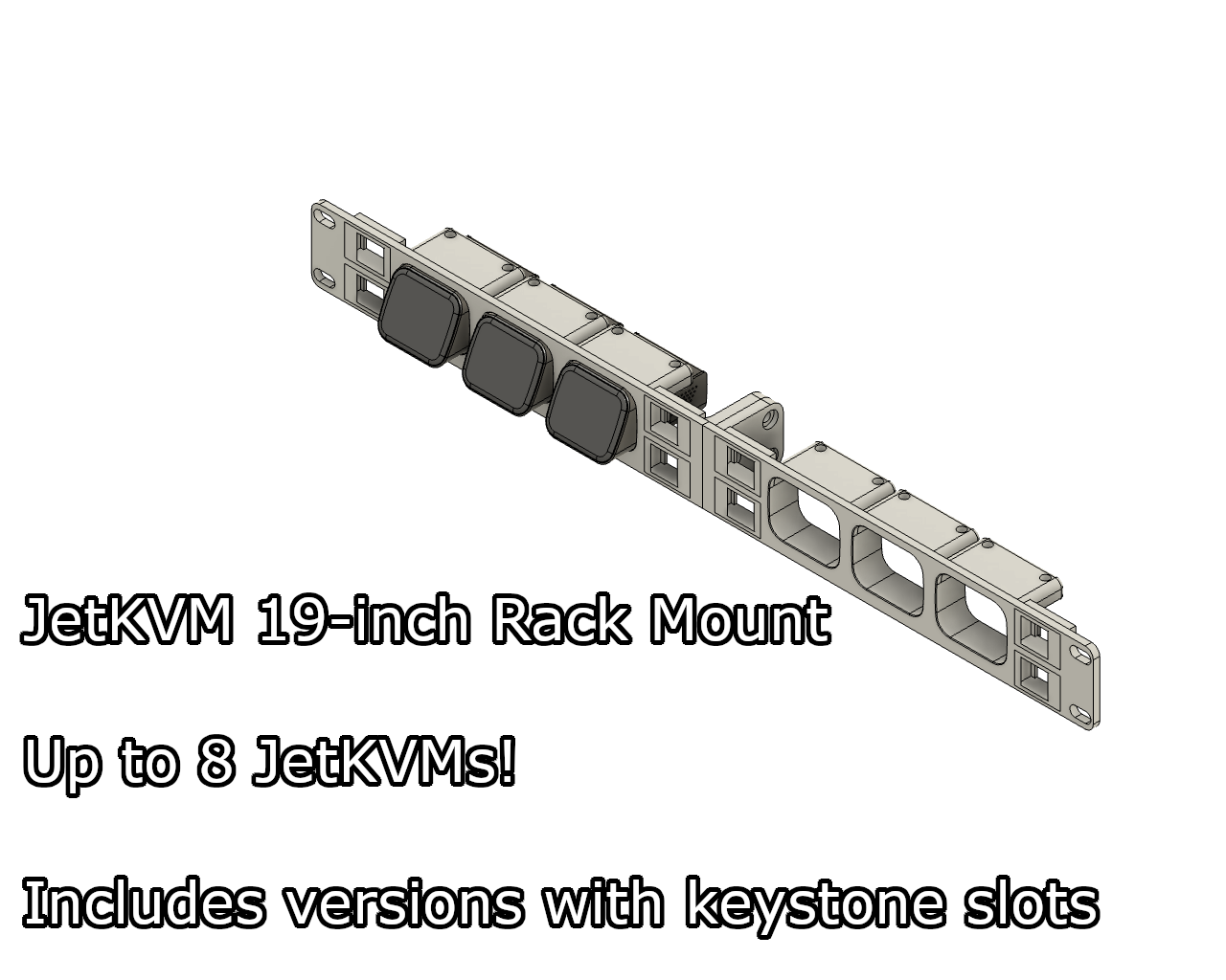 JetKVM 19-inch rack mount