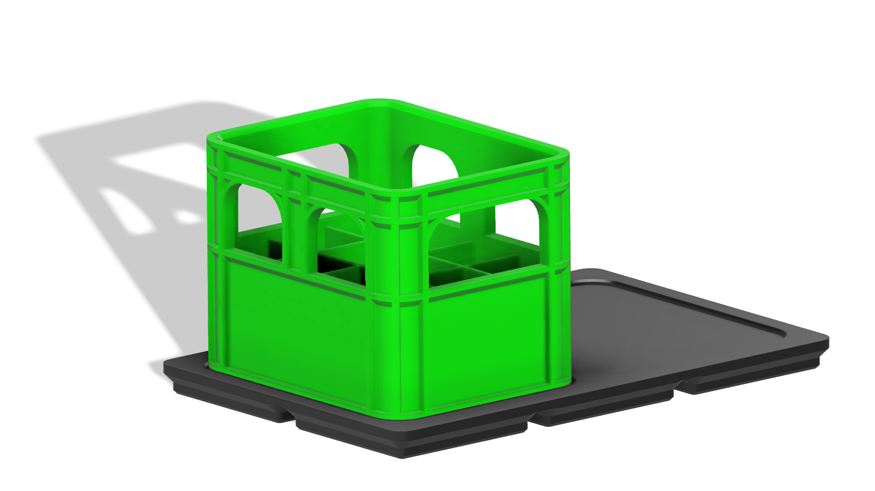 Gridfinity base for beer crate — miniatura 2