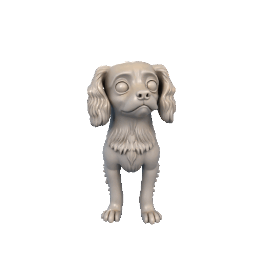 Cavalier King Charles Spaniel Figurine – 3D Printable Dog Model