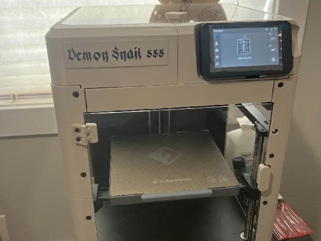 Customizable Name Plate for Flashforge AD5M Enclosure Kit Front Panel