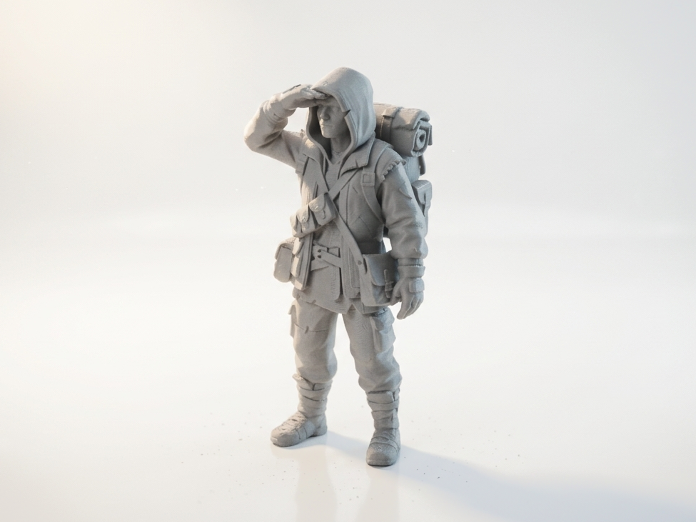 Explorer Astronaut Figurine Space 3D Printable