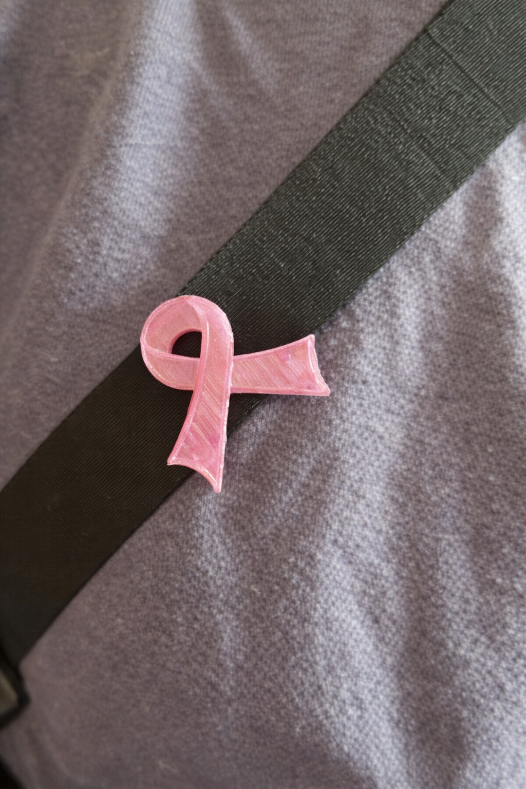 Awareness bag strap ribbon 3D model