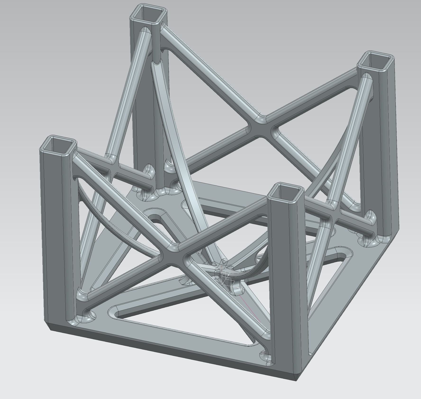 Unnecessarily complicated over-engeneered simple stool (v2.0)