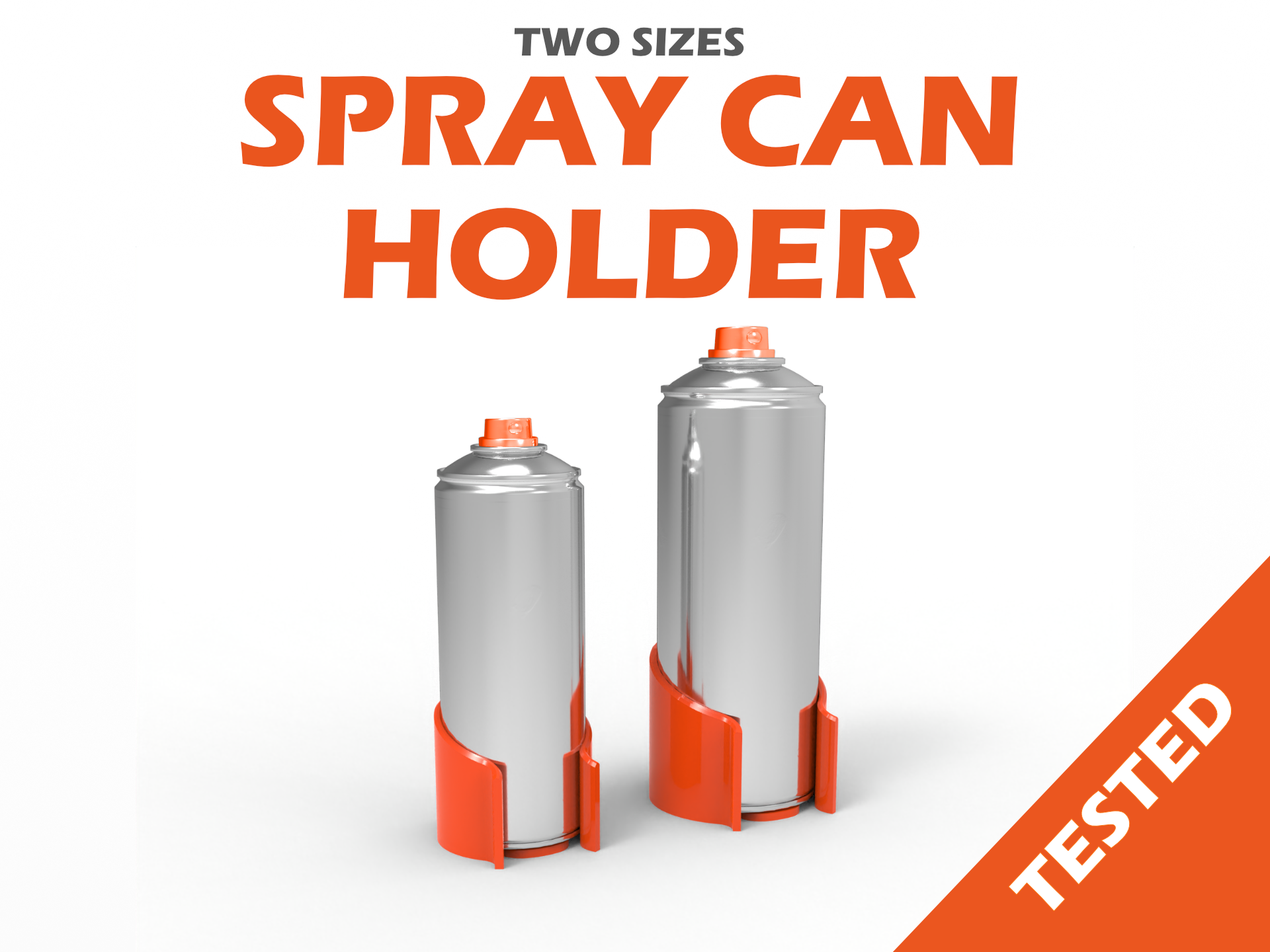 SPRAY CAN HOLDER - SPRAY CAN MOUNT - (Tested)