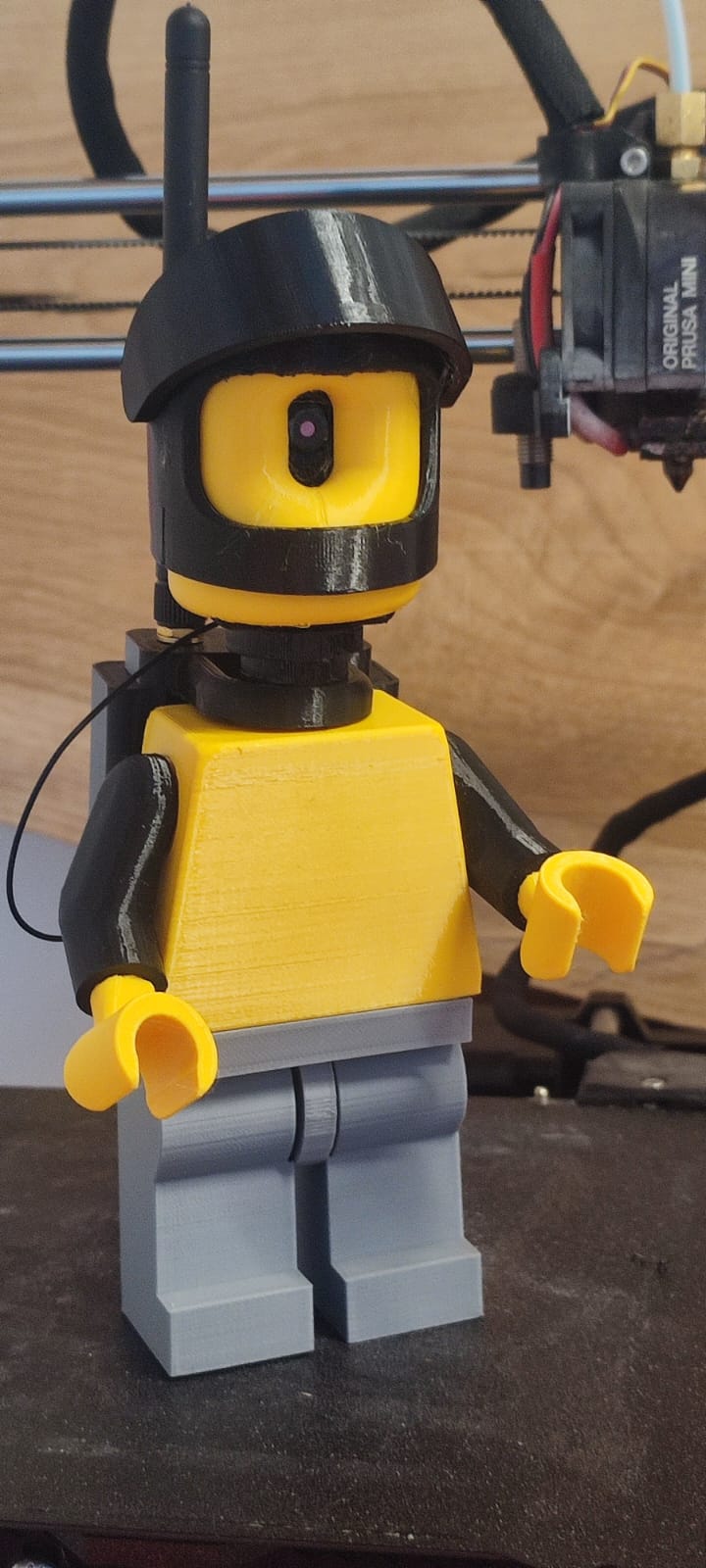 ESP - CAM Security Guard Minifig - perfect gift for Valentine's Day