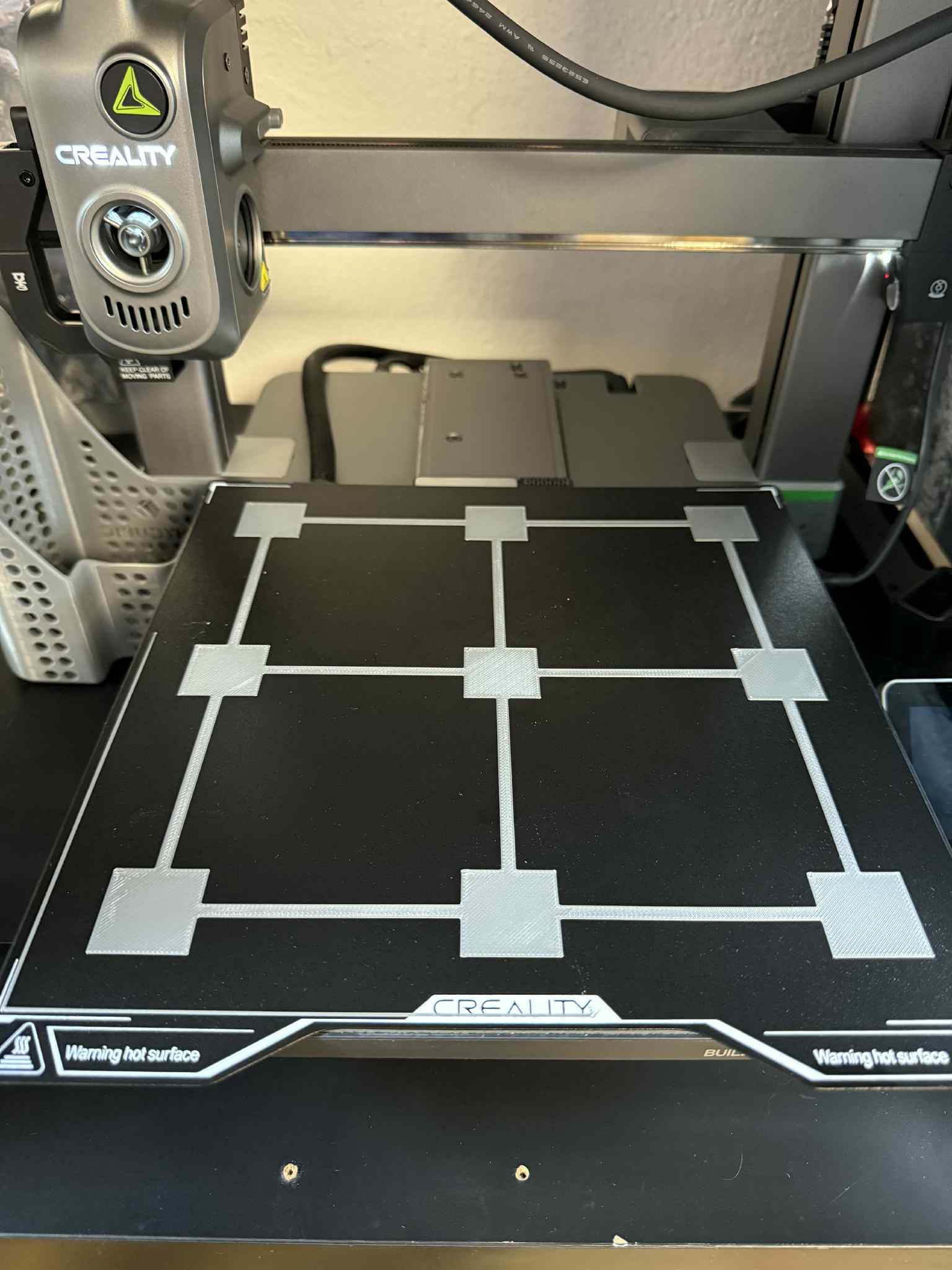 Calibration of the first layer test for all printers