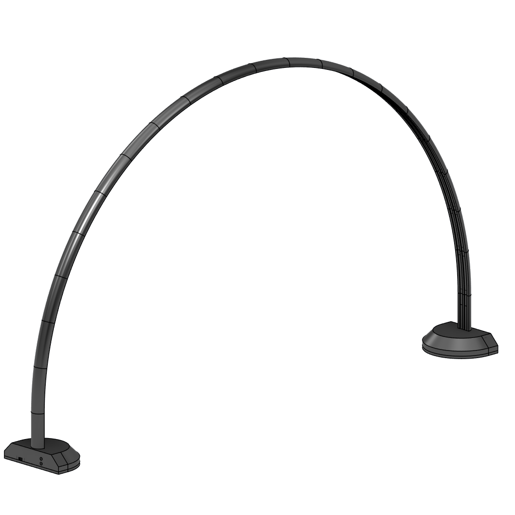 Miniatura 3 do modelo 3D LED Bridge, double stripe