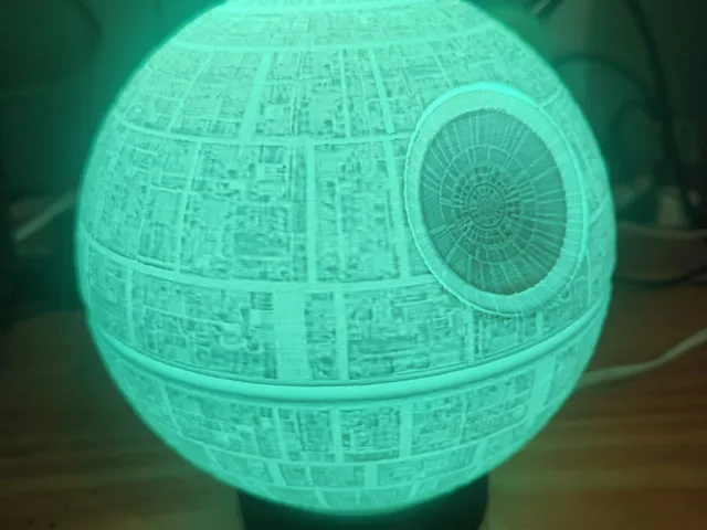 Death Star Lamp 17cm Stand for E14 socket