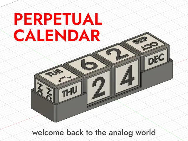 Perpetual calendar (ver 1.0)