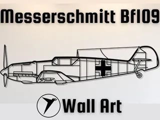 Messerschmitt Bf109 Wall Art