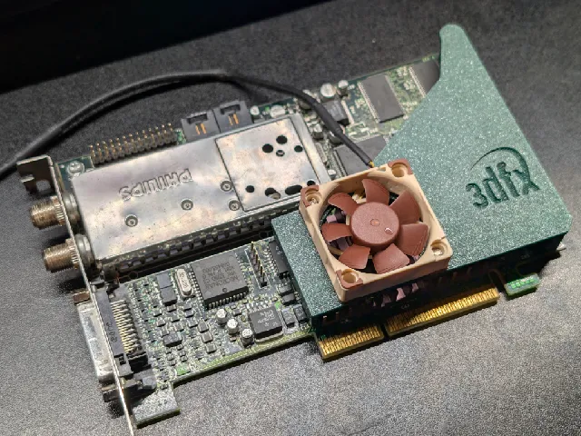 3DFX Voodoo 3 3500 TV 40mm Fan Mount