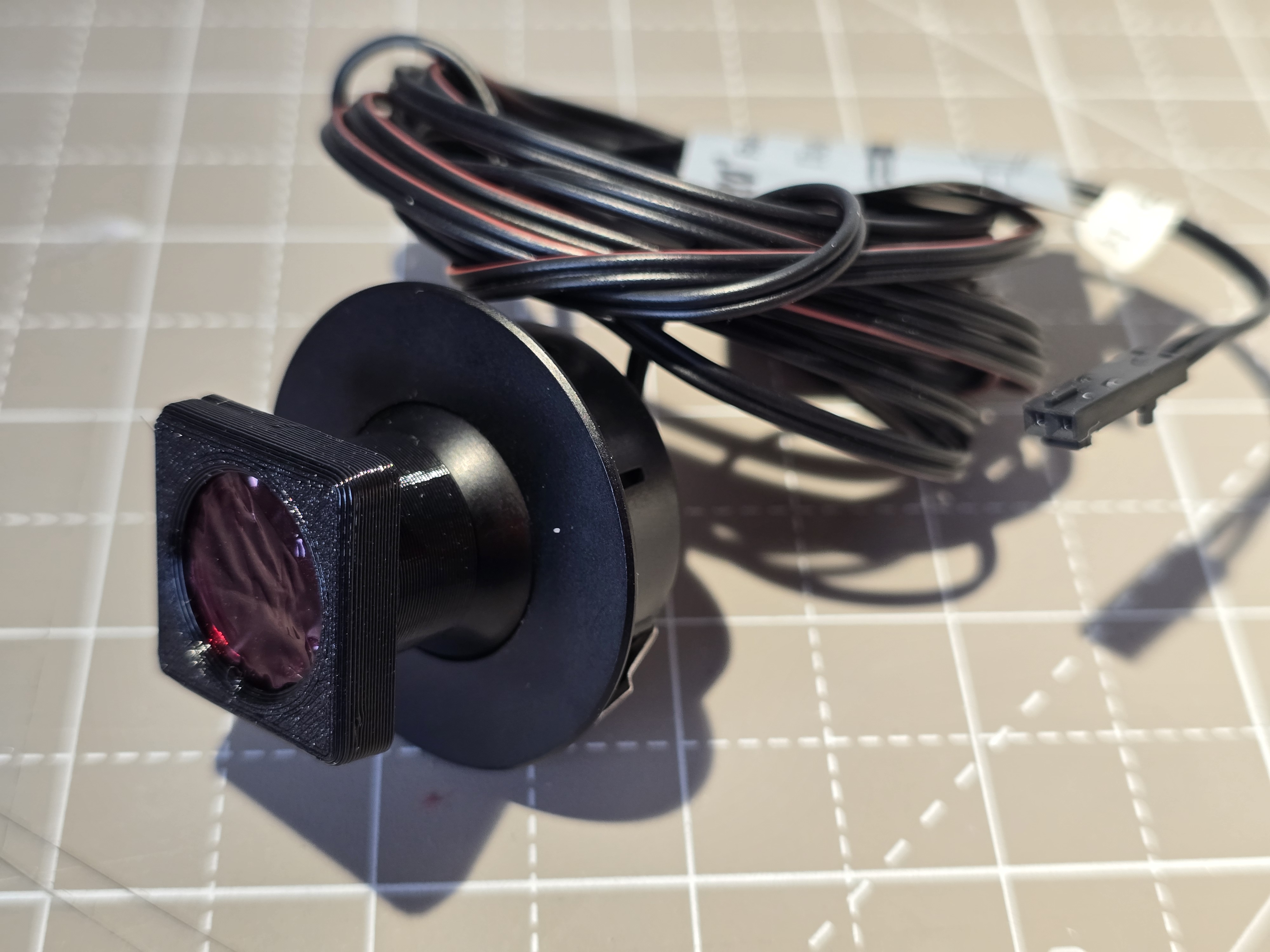 Lighting gel holder for LED mini spotlights
