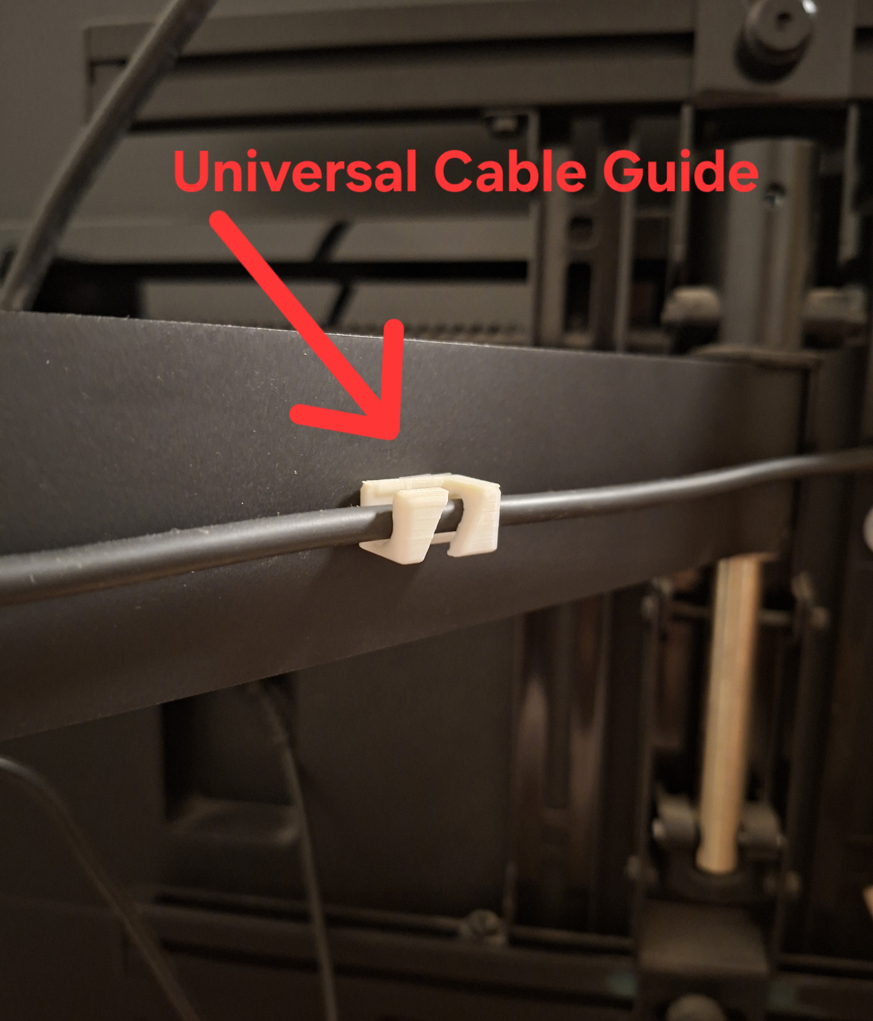 Miniatura 3 do modelo 3D Universal Cable Guide