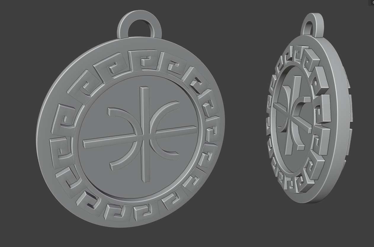 Epsilon of Delphi Keychain