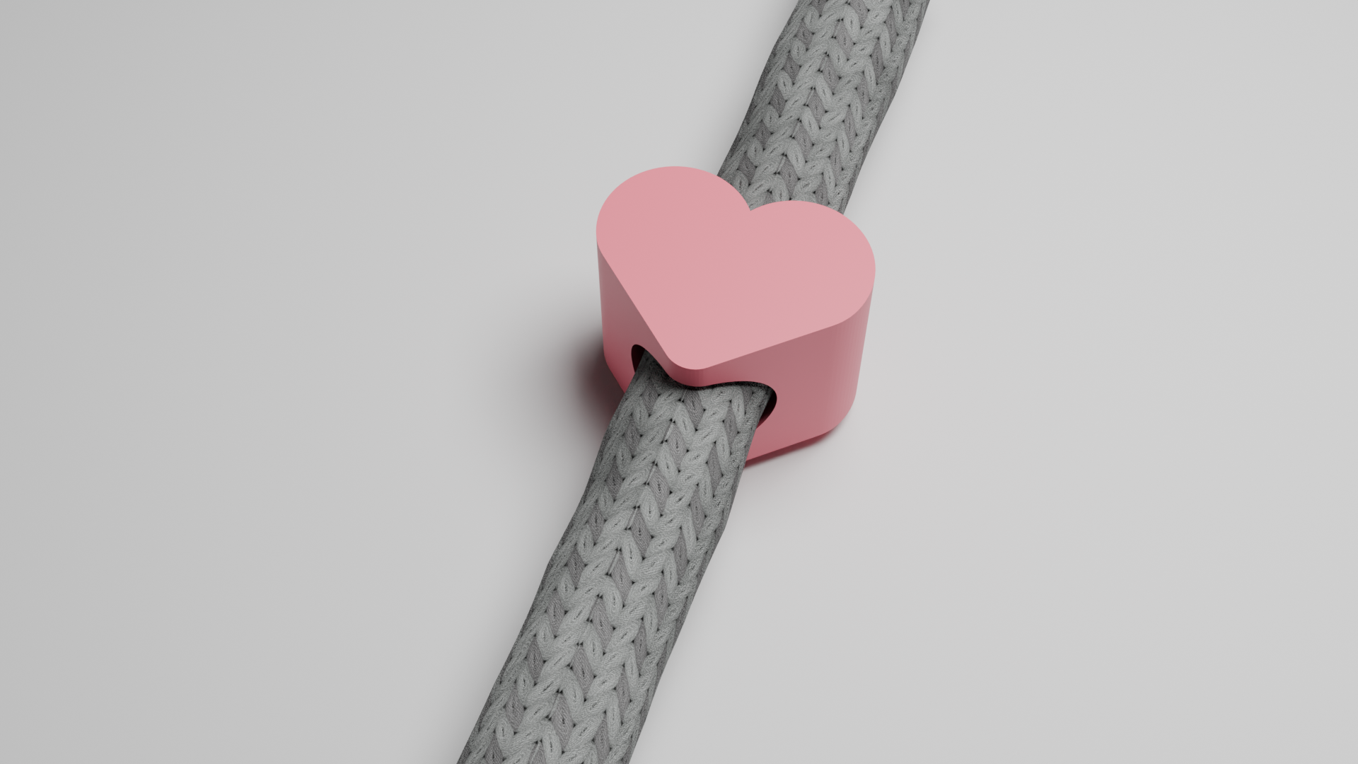 Heart Bead String Stopper
