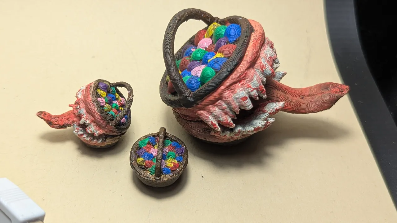 Easter Basket Mimic 17mm+ (DND / TTRPG) by adamnant | Download
