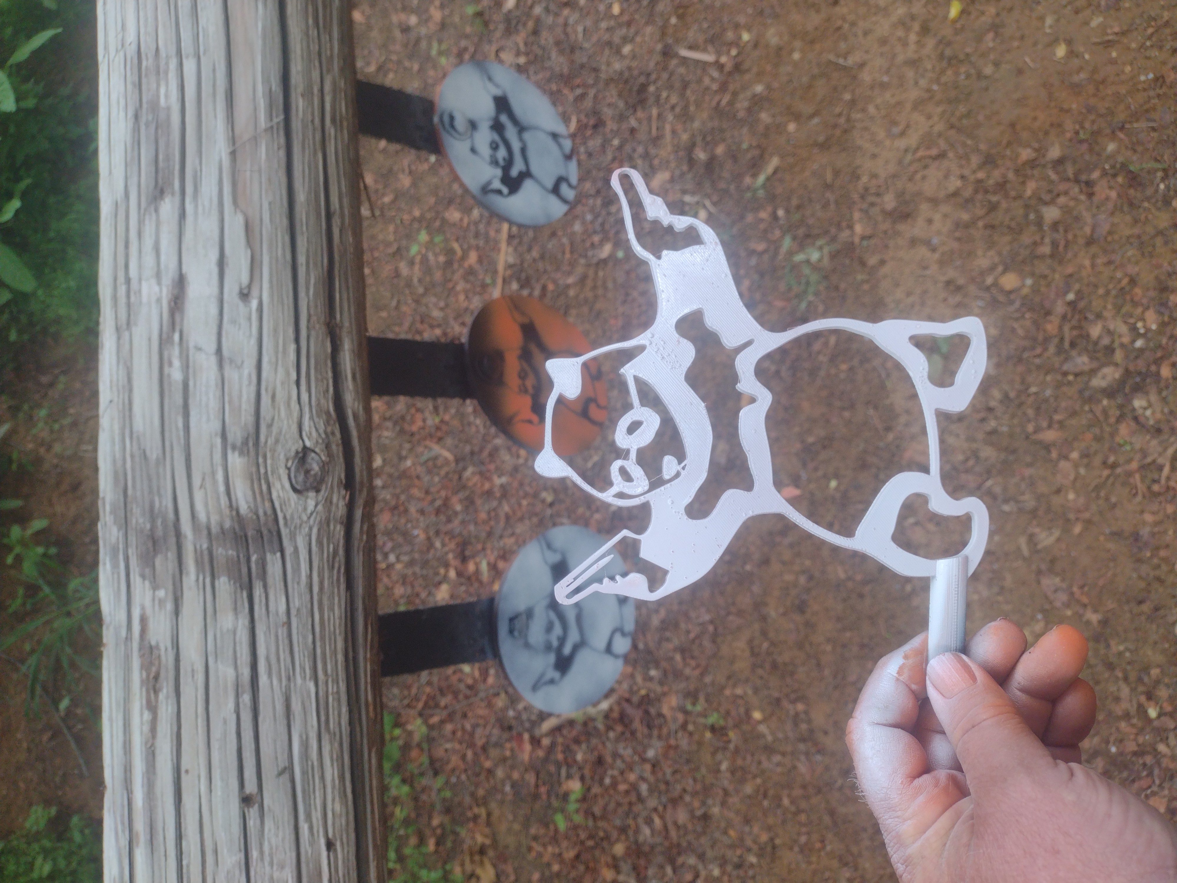 Miniatura 3 do modelo 3D Target Stencil / Bear Arms