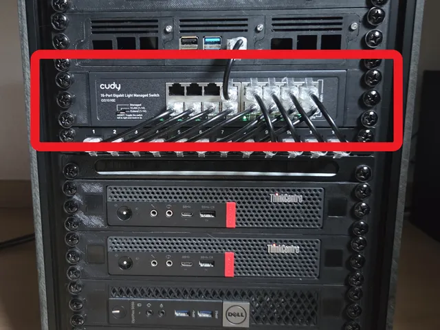 10 inch Rackmount Ears for Cudy 16-Port Gigabit Light Managed Switch GS1016E