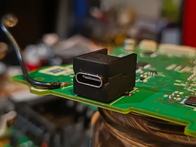 USB 2.0 Type B Female to USB-C PCB Upgrade Conversion Mount