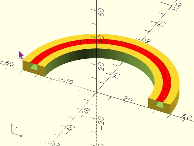 How to always have short bridges with complex shaped overhangs / gaps - OpenSCAD and Fusion 360