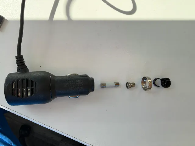 Pelsee Dash Cam 12V Cigarette Power Supply Fuse Holder Cap