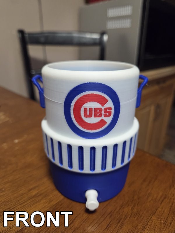 Mini Igloo Can Koozies - Chicago Cubs Theme