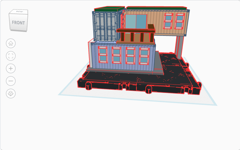 box house 1:64 scale