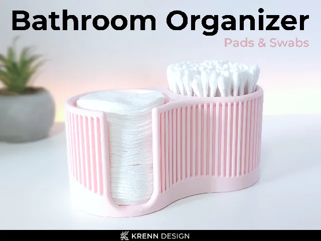 Bathroom Organizer - Pads & Swabs