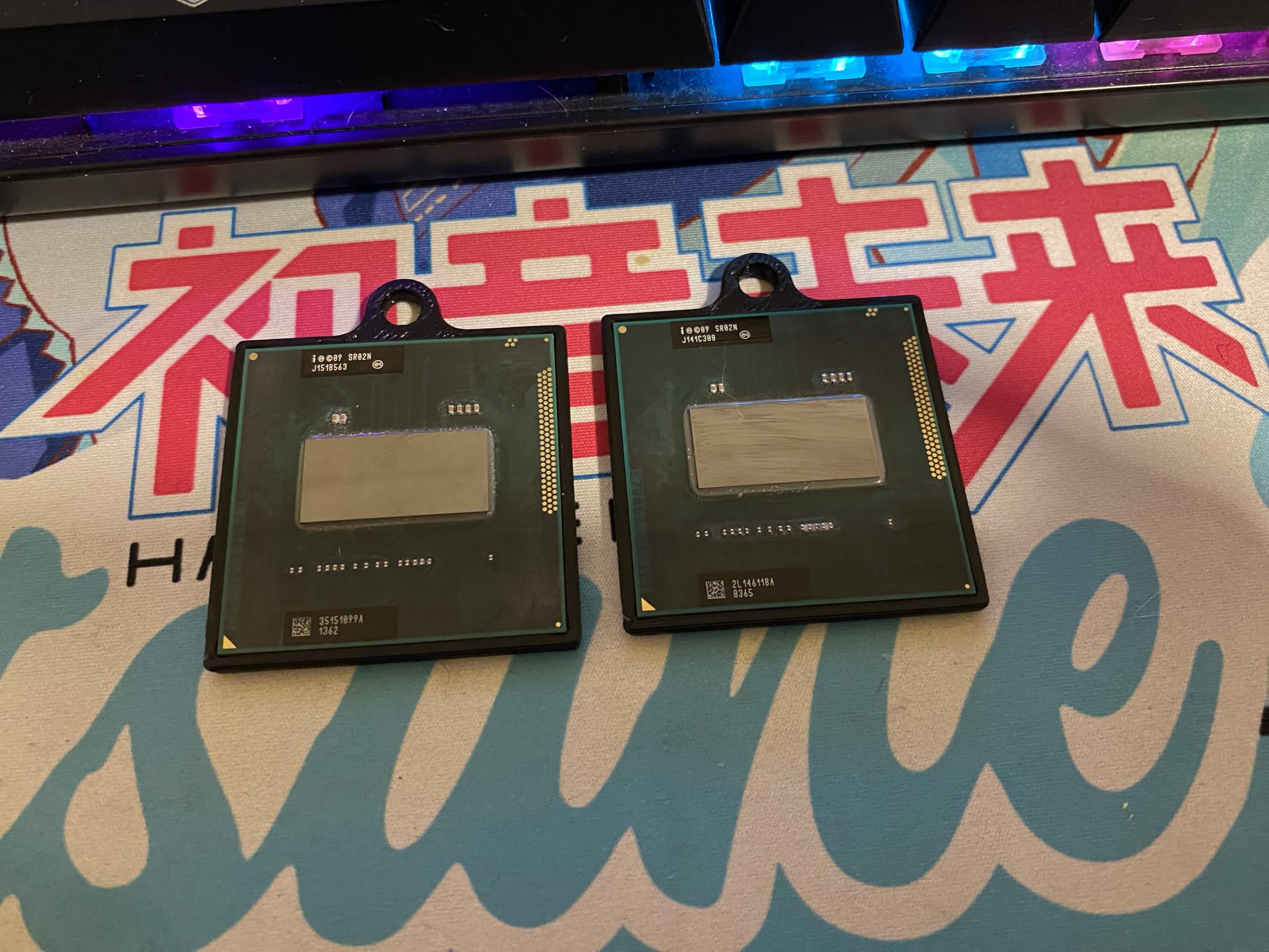 Socket G2 cpu keychain
