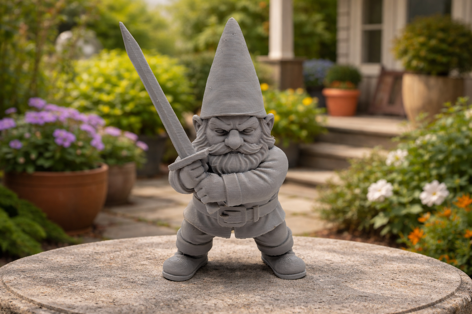 Sword Garden Gnome