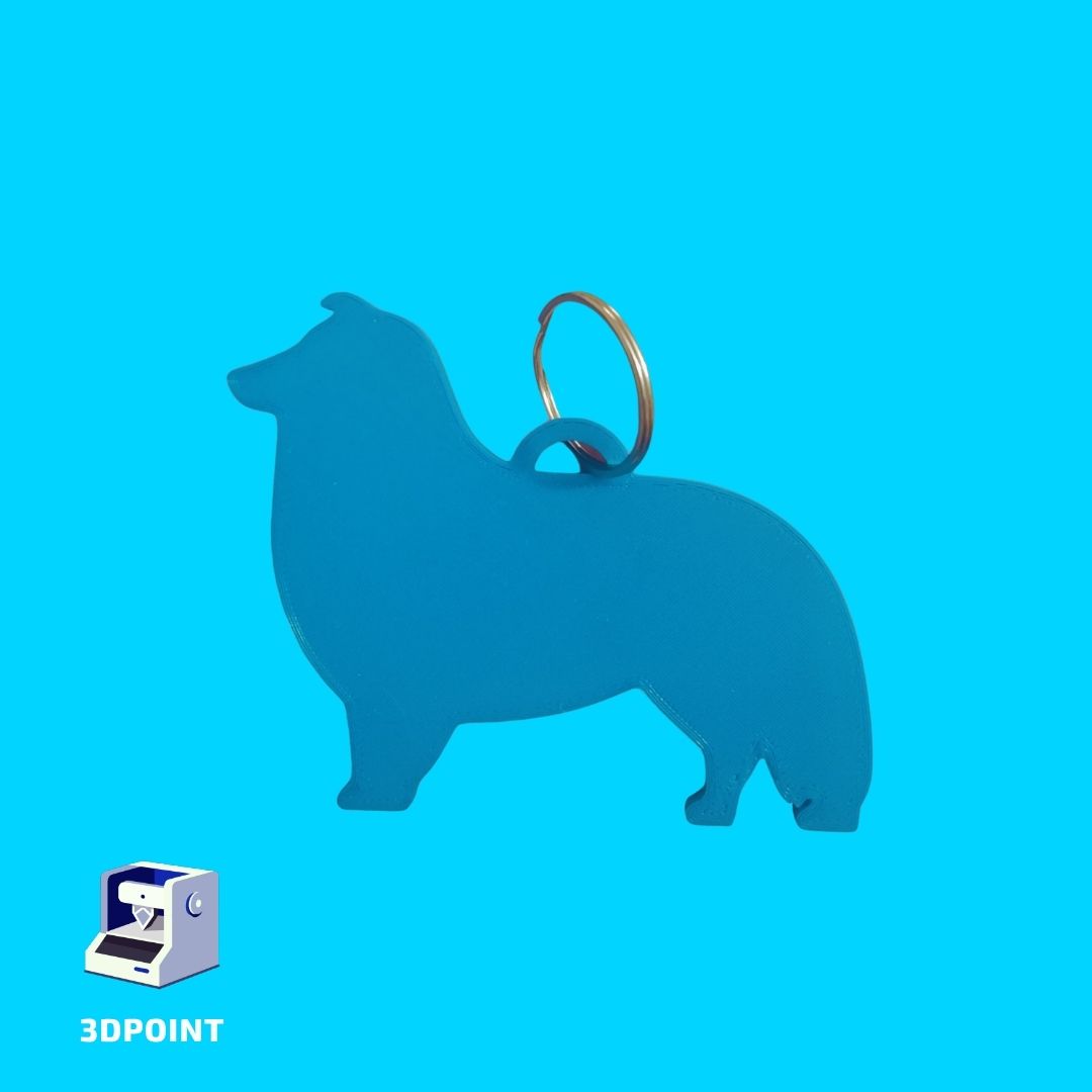 Shetland Sheepdog Keychain by MB24