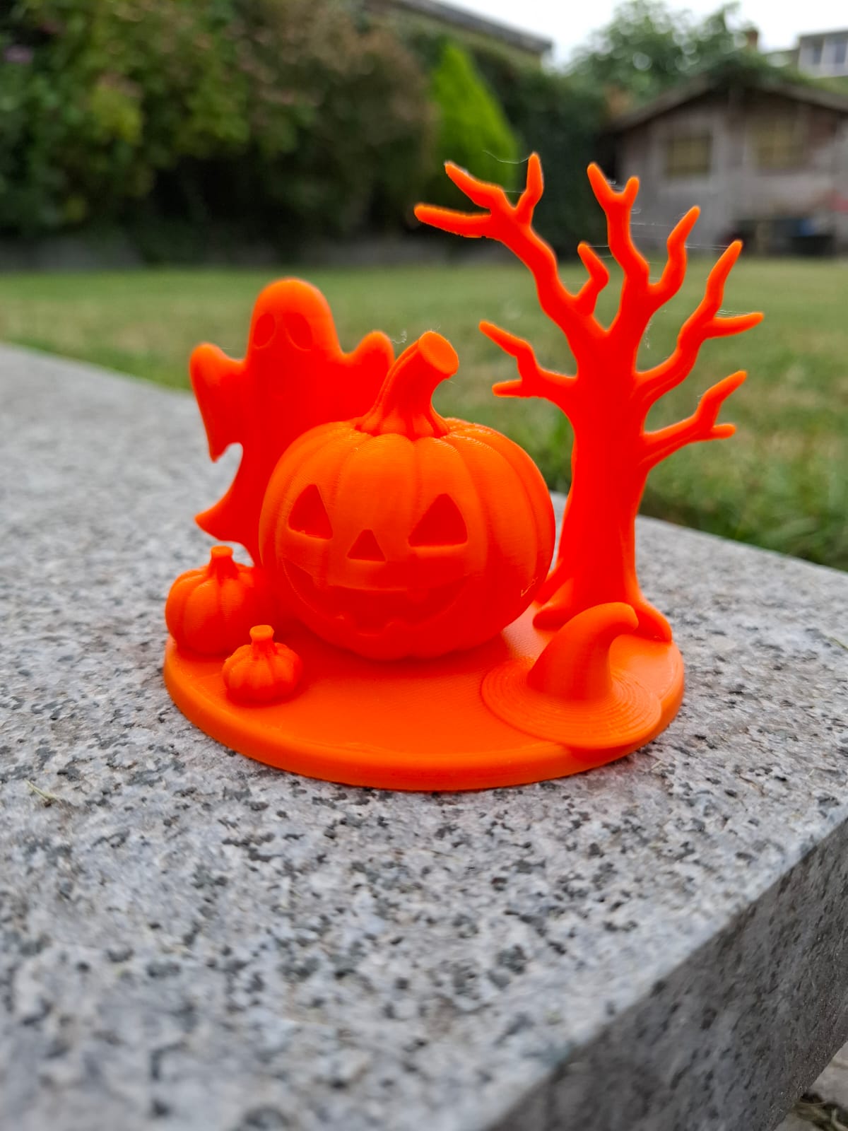 Miniatura 4 do modelo 3D Spooky Pumpkin Patch Mini-Diorama