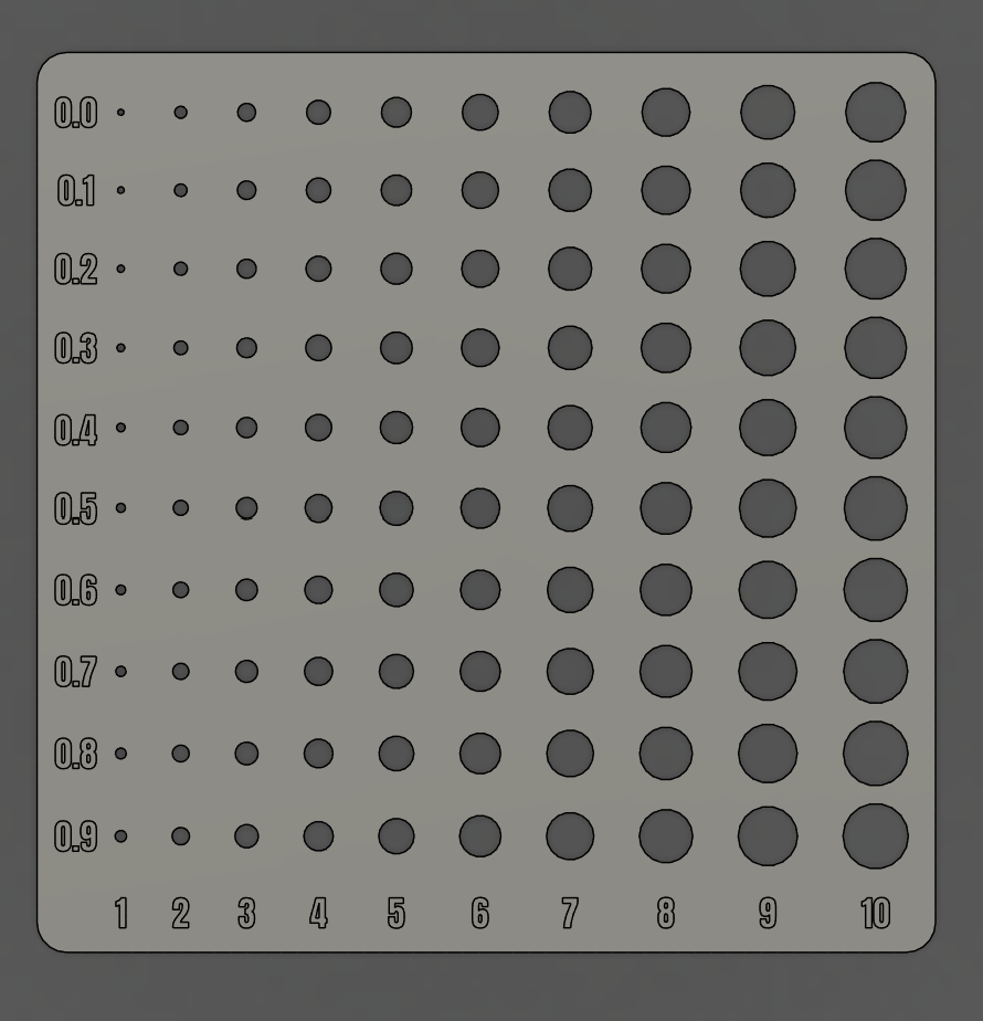 Hole Reference Chart — miniatura 2