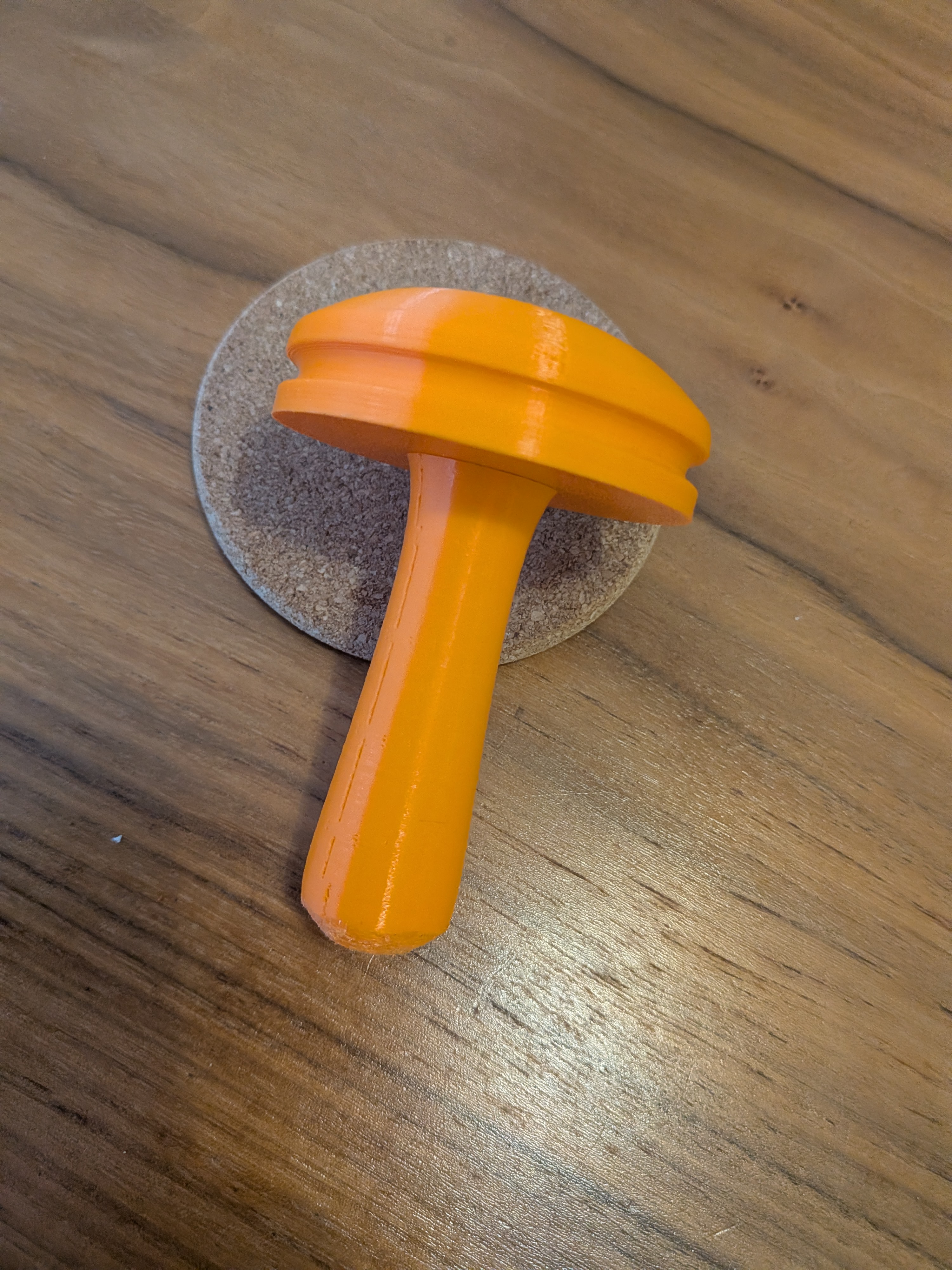 Darning Mushroom with Threaded Shaft